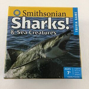 Smithsonian Sharks & Sea Creatures Trivia Game Fascinating Facts Cards 2019